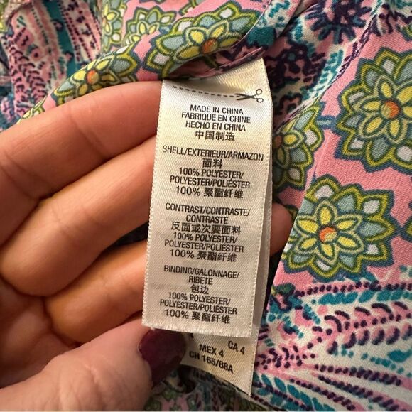 Juicy Couture Imperial Boho Starflower Maxi Dress In Bardot Size 4 - Picture 14 of 15